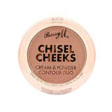 Barry M Chisel Cheeks Cream & Powder Contour Duo - Light