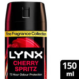 Lynx 72Hr Fine Fragrance Cherry Spritz Body Spray 150Ml