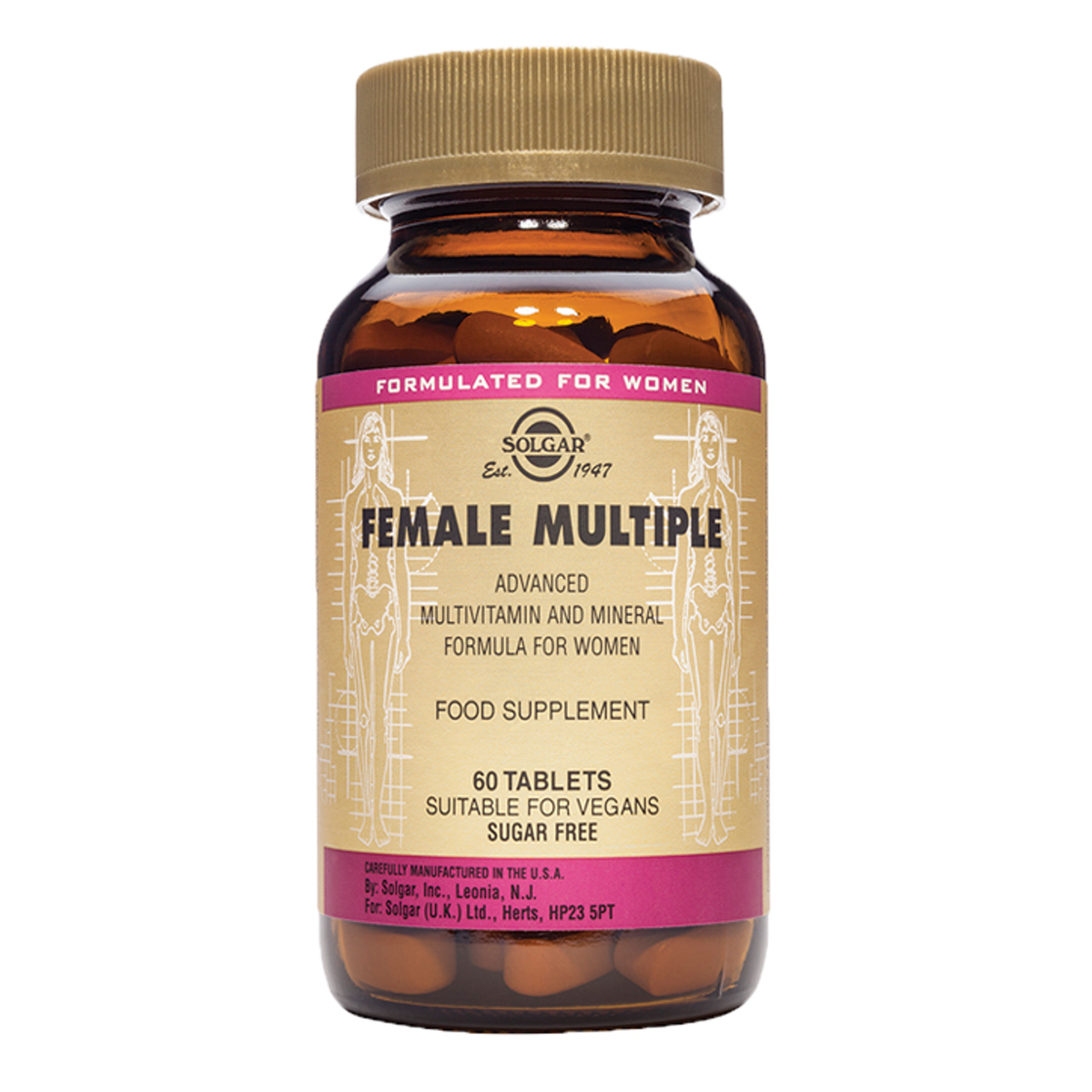 Advanced Multivitamin and Mineral Formula for Women 60 Tablets