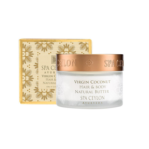 SPA CEYLON Virgin Coconut Hair & Body Natural Butter-100g