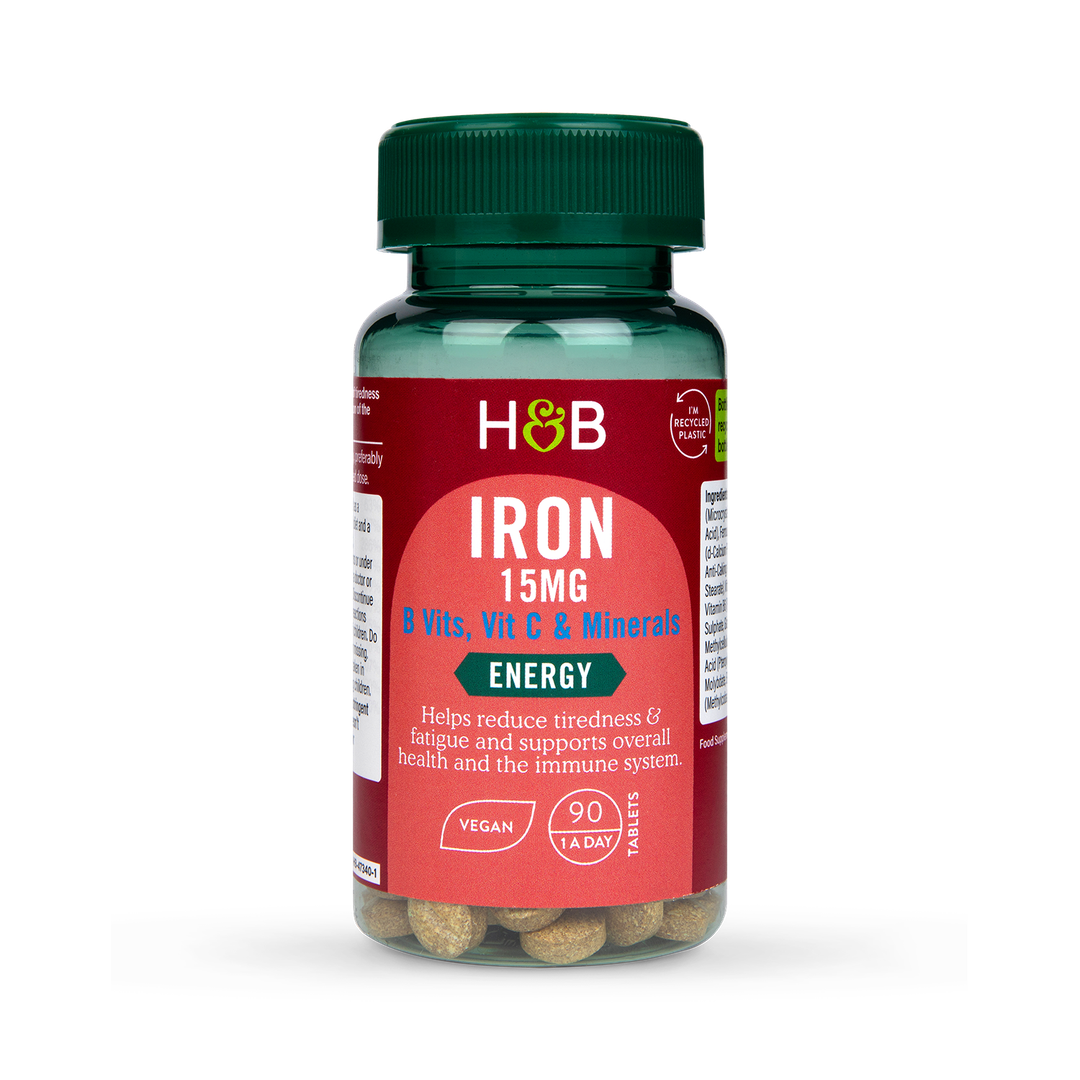 Holland Barrett Iron B Vits Vit C Minerals 15mg 90 Tablets