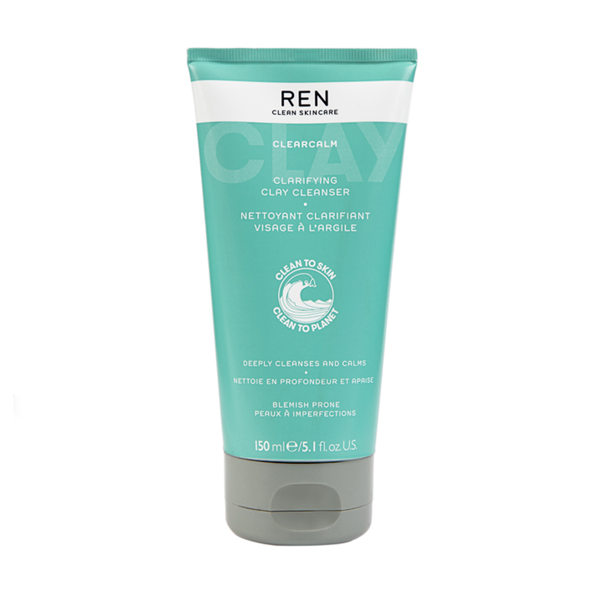 Clarifying Clay Face Cleanser with Kaolin and Willow Bark