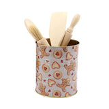 Something Different Wooden Gingerbread Baking Utensil Set