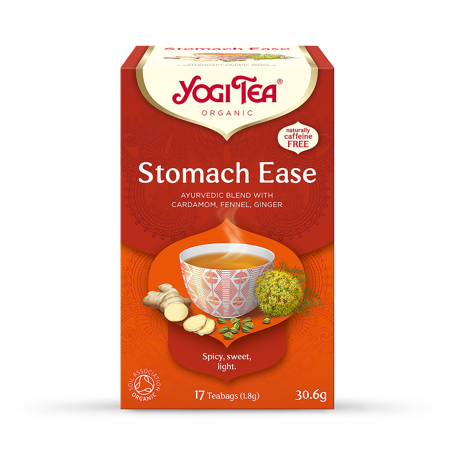 Organic Ayurvedic Herbal Digestion Tea 17 Tea Bags