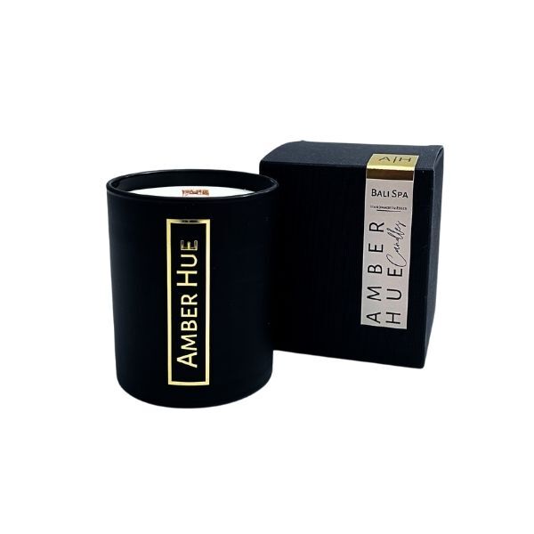 Amber Hue Candles - Bali Spa Deluxe Candle - Soy Wax - 200g