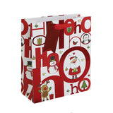 Eurowrap Ho Ho Ho Christmas Gift Bag (Pack of 12) (M)
