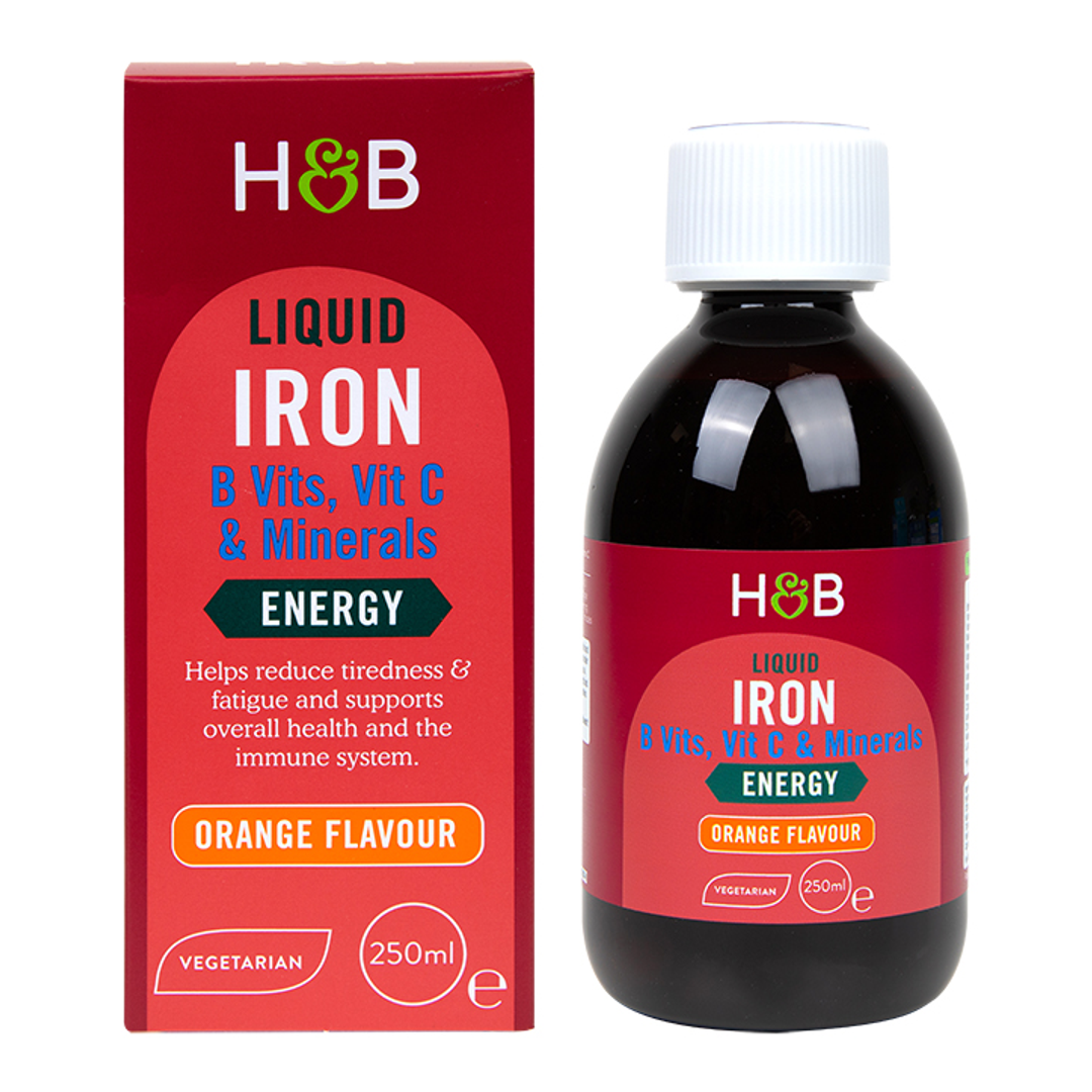 Holland Barrett Iron B Vits Vit C Minerals 250ml Liquid