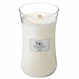 Woodwick Large Hourglass Linen Candle 610g