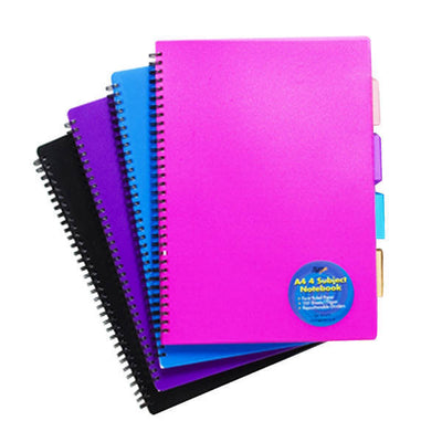 Tiger Stationery Ring Bound Notebooks (A6)