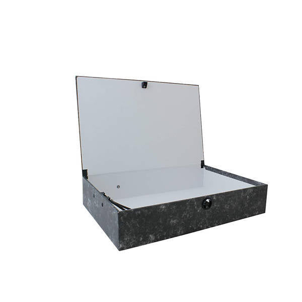 Just Stationery Box File With Document Clip