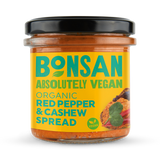 Bonsan Absolutely Vegan Organic Red Pepper Cashew Spread 130g