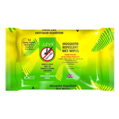 Lingettes humides répulsives pour moustiques THEYE