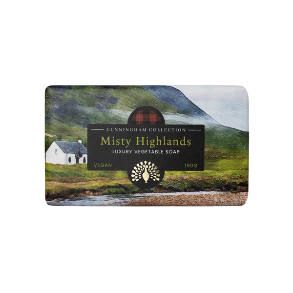 English Soap Company Cunningham Collection 190g Soap - Misty Highlands