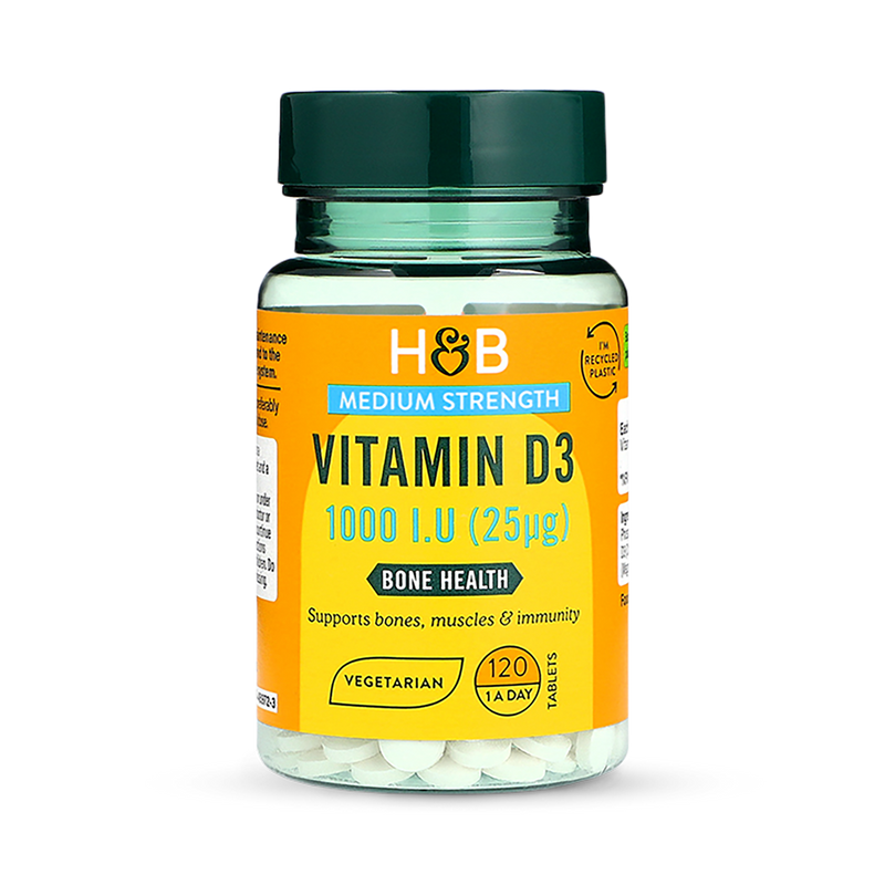 Holland Barrett Vitamin D 1000 IU 25ug 120 Tablets
