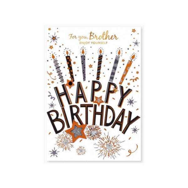 Simon Elvin For Your Brother Birthday Card (Pack of 6)