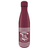 Harry Potter Crest And Stripes Metal Water Bottle