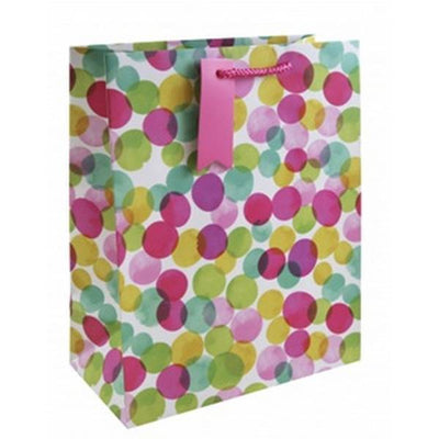 Eurowrap Spotted Gift Bag (Pack of 12) (M)