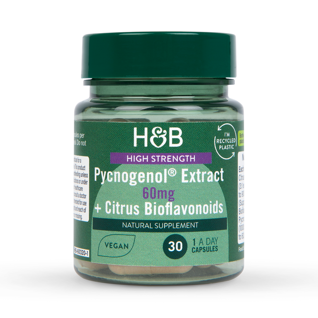 Holland Barrett Pycnogenol 60mg 30 Capsules