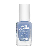 Barry M In A Flash Quick Dry Nail Paint - Brisk Blue