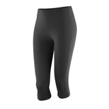 Spiro Womens Softex Capri Sports Leggings (XL)