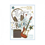 Simon Elvin With Love Son Birthday Card (Pack of 6)
