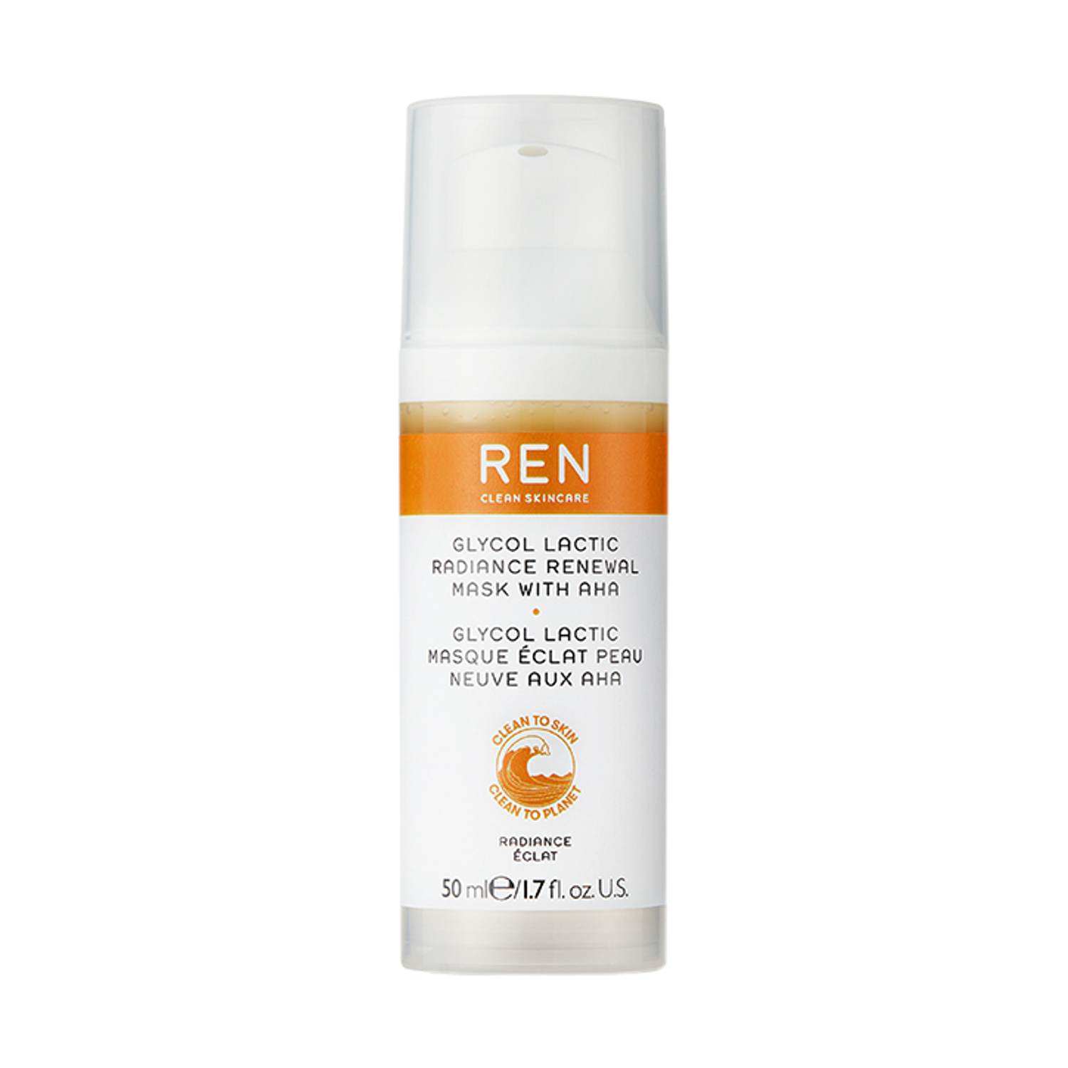 Exfoliating Glycolic and Lactic Acid Radiance Mask