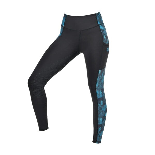 Dublin Womens Zora Camo Gripped Horse Riding Tights (14 R)