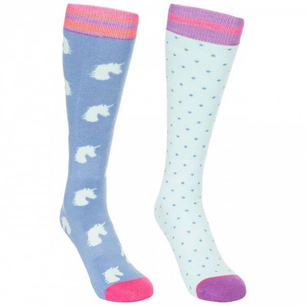 Trespass Kids Replicate Ski Tube Sock (Pack Of 2) (11-2)