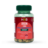 Holland Barrett Iron B Vits Vit C Minerals 15mg 180 Tablets
