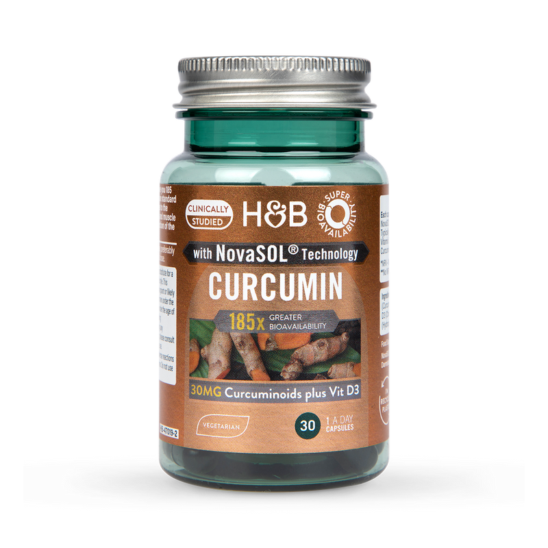 Holland Barrett Novasol Bio-available Curcumin Vit D 30 Capsules