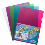 Tiger Stationery A4 Document Wallet (Pack of 5)