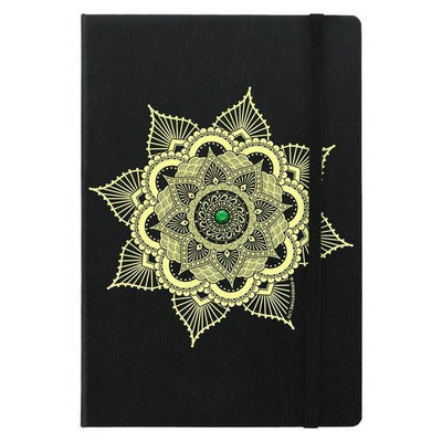 Grindstore Emerald Mandala A5 Hard Cover Notebook