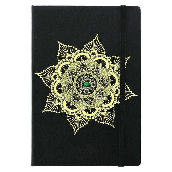 Grindstore Emerald Mandala A5 Hard Cover Notebook