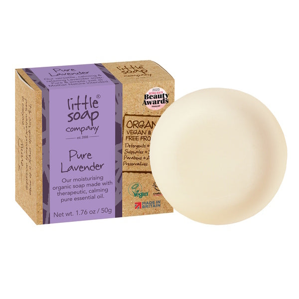 Little Soap Company Mini Soap Bar 50g Pure Organic Lavender