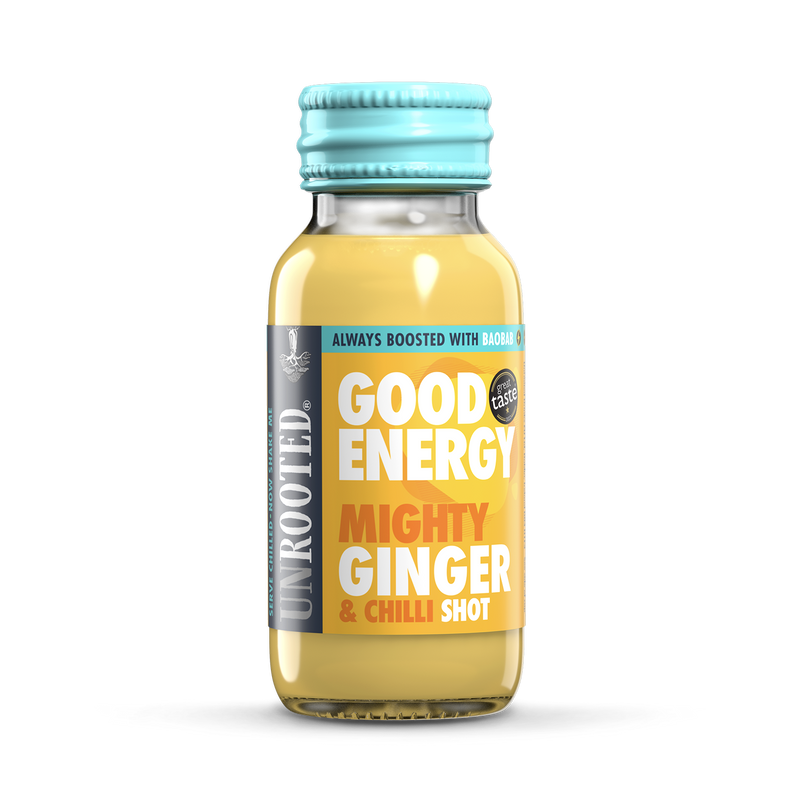 Unrooted Good Energy – Mighty Ginger and Chilli Shot 60ml