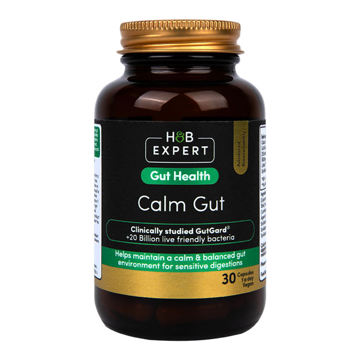 Digestive Health Supplement with Probiotics and Liquorice Extract 30 Capsules