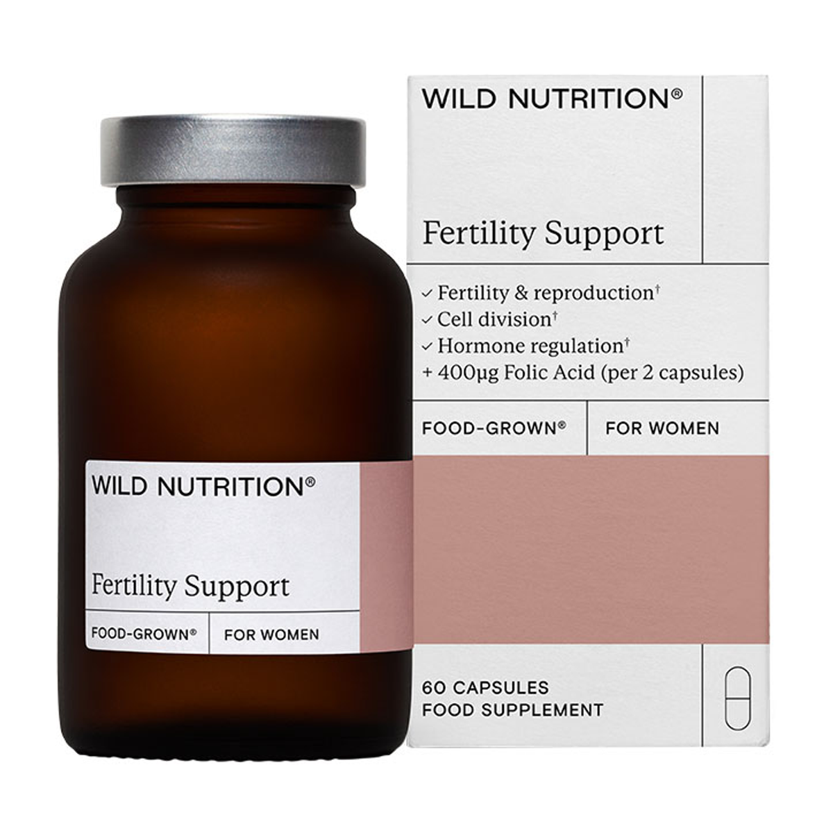 Food-Grown Fertility and Reproduction Support for Women 60 Capsules