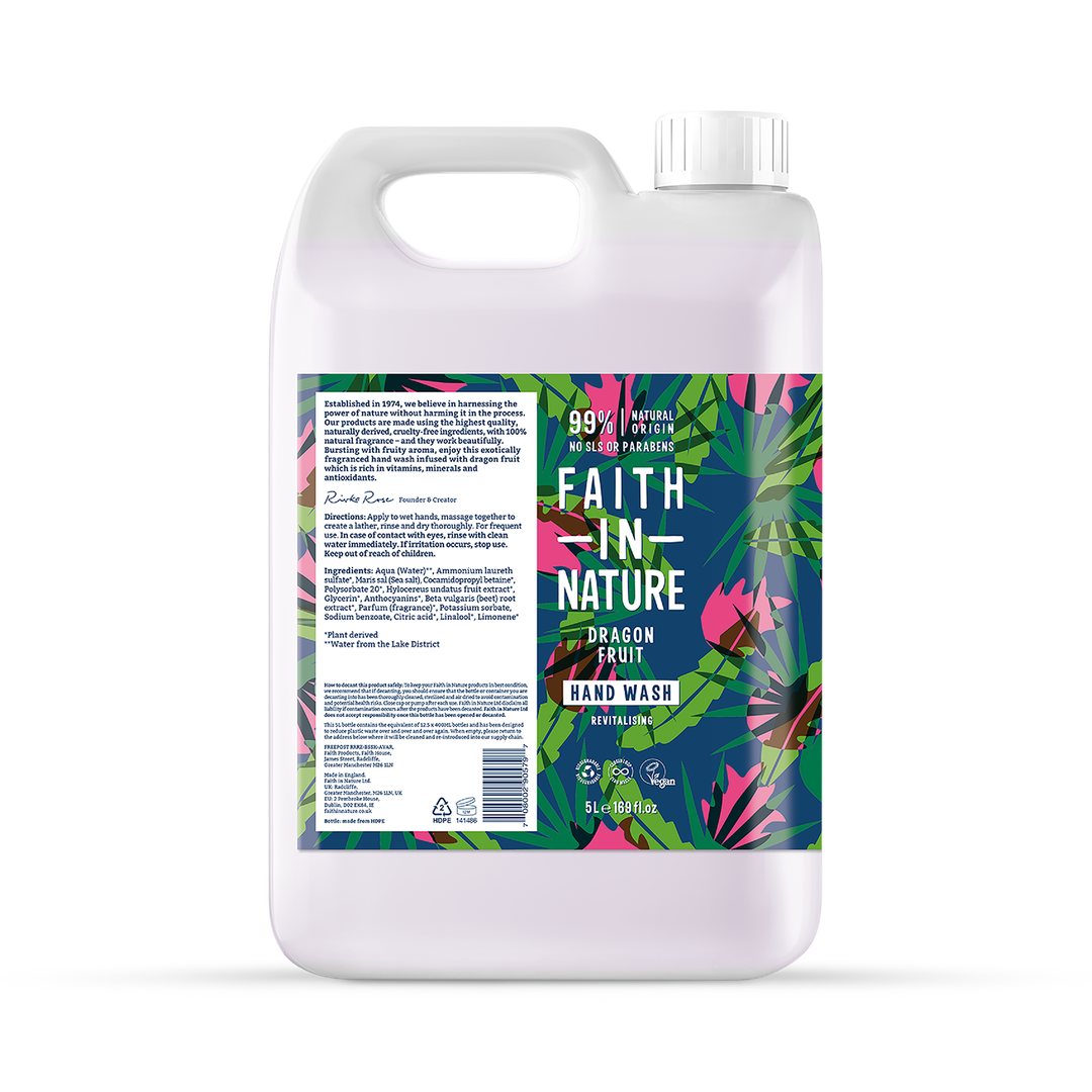 Faith in Nature Dragon Fruit Hand Wash 5 Litre