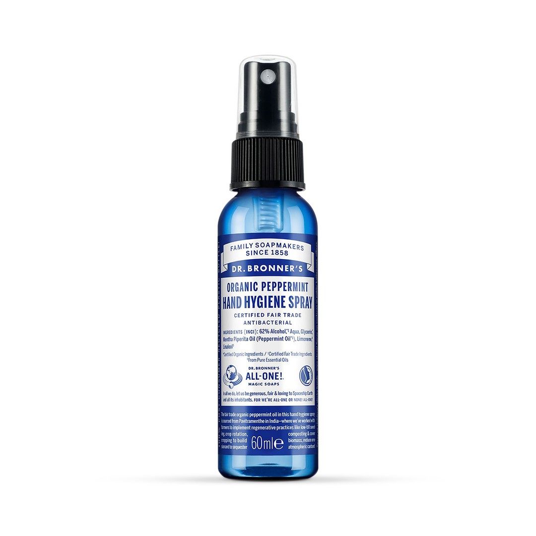 Dr Bronner Organic Peppermint Hand Hygiene Spray 60ml
