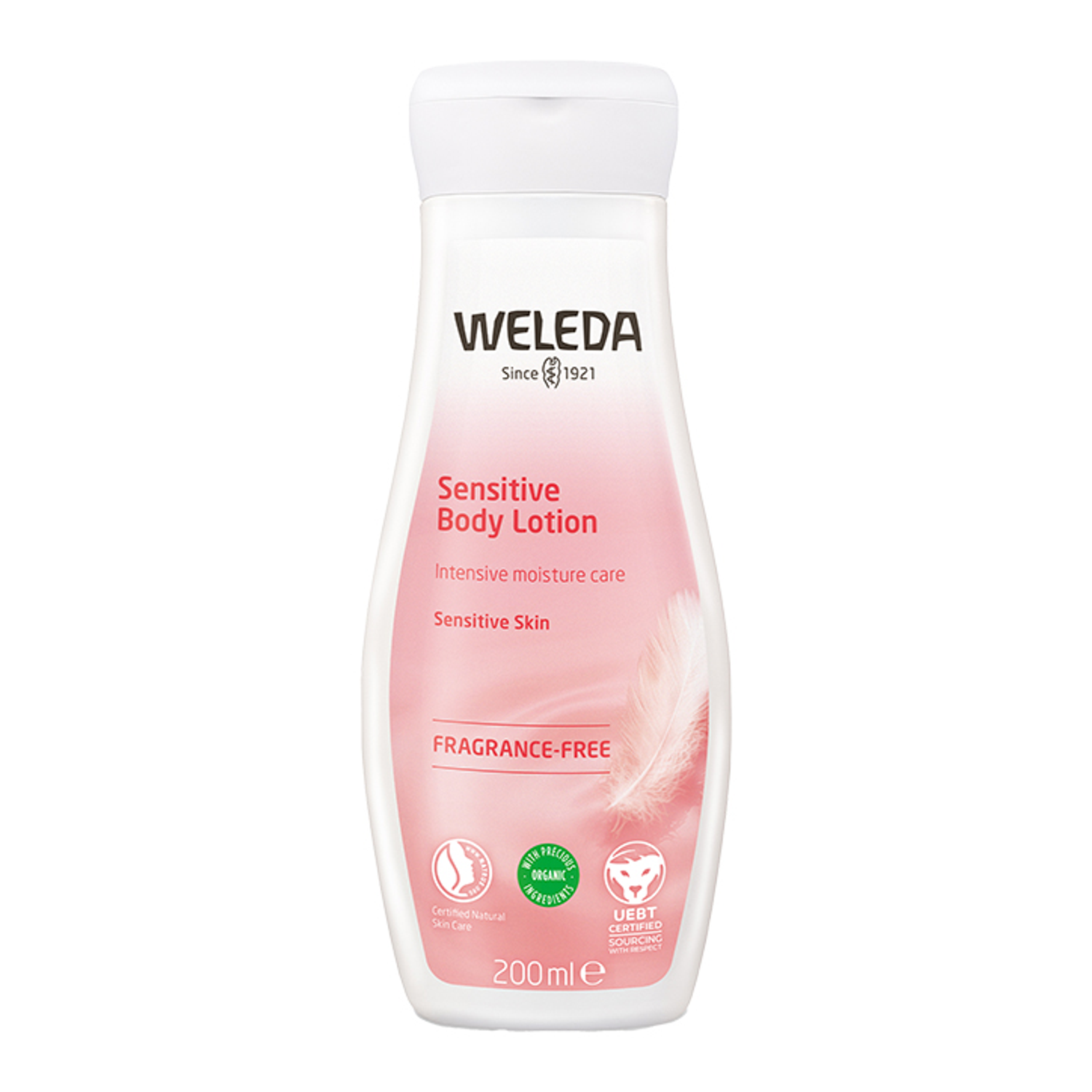 Fragrance-Free Sensitive Body Lotion with Organic Jojoba & Coconut Oil 200ml
