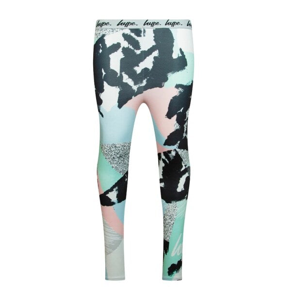 Hype Girls Pastel Abstract Leggings (15 Years)