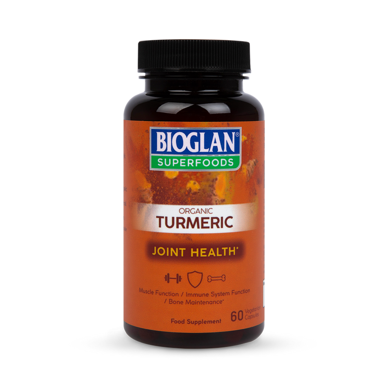 Bioglan Superfoods Organic Turmeric 60 Capsules