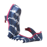 Toesox Womens Mia Cosmic Half Toe Socks (S)