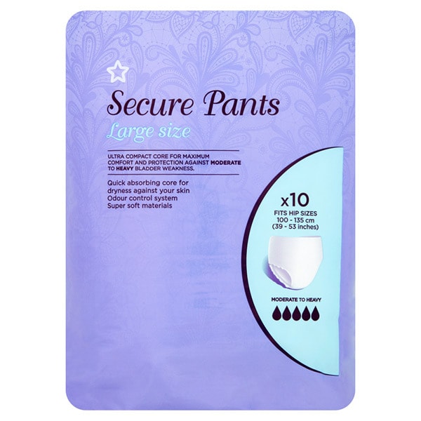 Superdrug Incontinence Pants Large x10