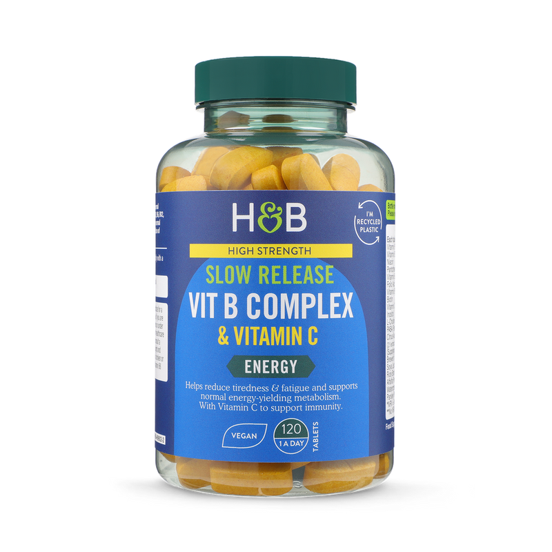 Holland Barrett Super Strength Complete Vit B Complex Vitamin C 120 Tablets