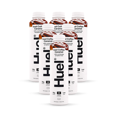 Huel 100 Nutritionally Complete Meal Iced Coffee Caramel 6 x 500ml