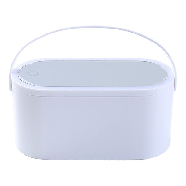 Livingandhome Makeup Box with LED Light Mirror