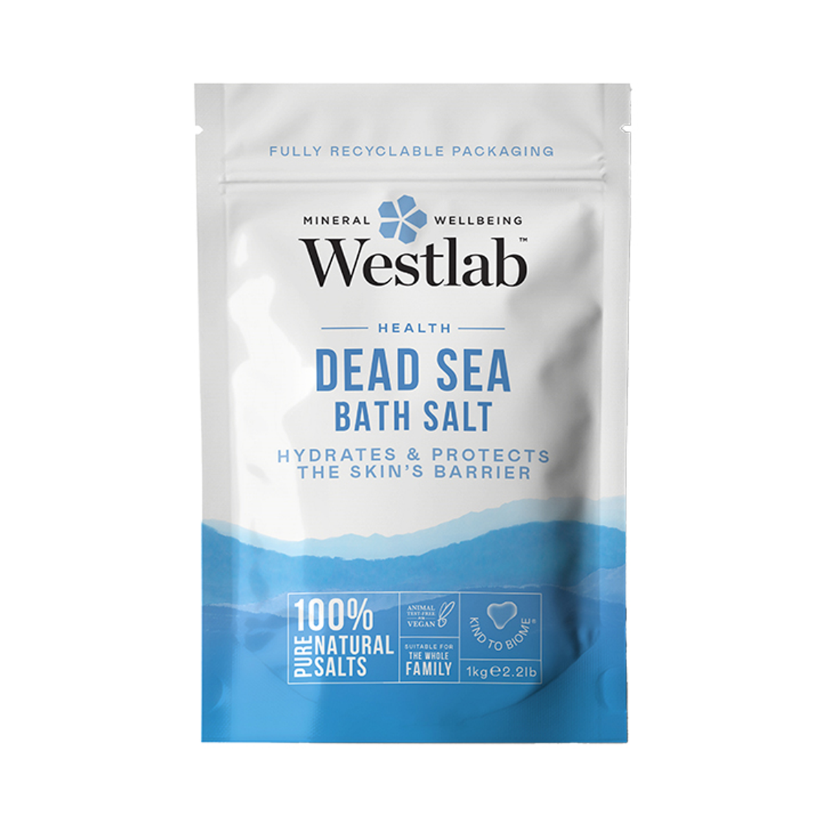 Natural Dead Sea Bath Salts for Dry Skin 1kg