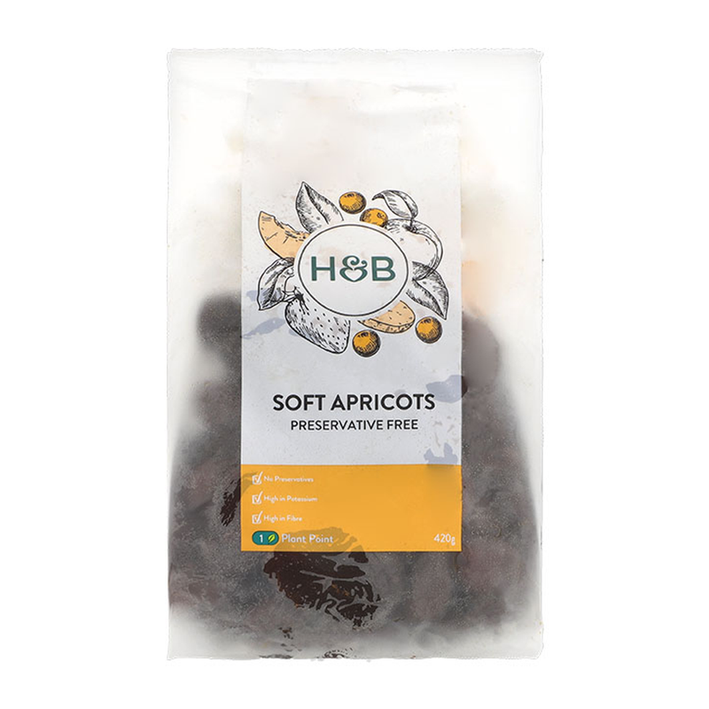 Holland Barrett Soft Apricots Preservative Free 420g