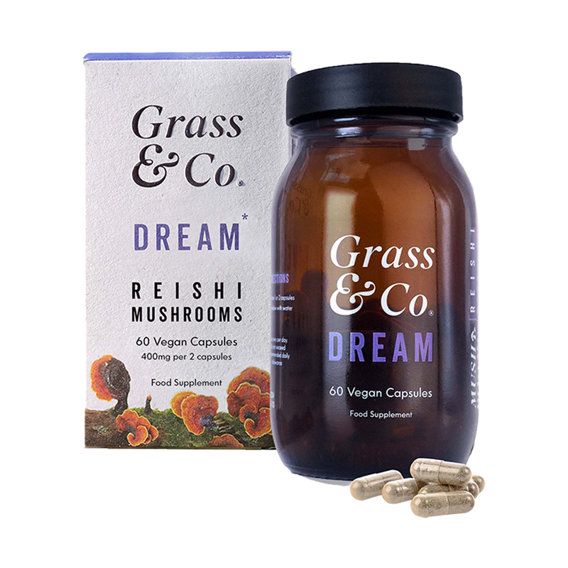 Reishi Mushroom Sleep Support with Magnesium and Sage 60 Vegan Capsules